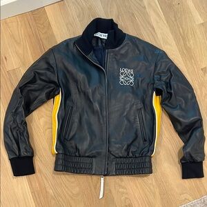 Loewe Black Jacket with Yellow Highlights